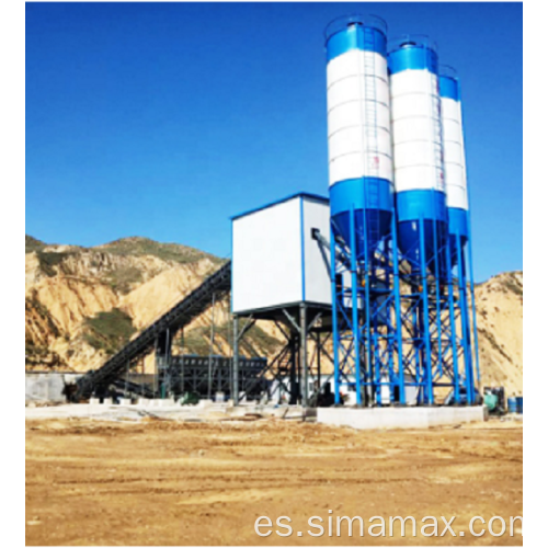 Planta de lotes de concreto estacionarios HZS120 120m3/h